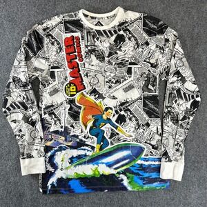 Original Gravity Master Comics Captain Marvel Jr All Over Print Long Sleeve S